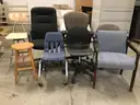 7 chairs and 1 stool