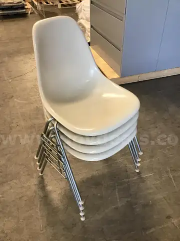 4 stackable matching chairs