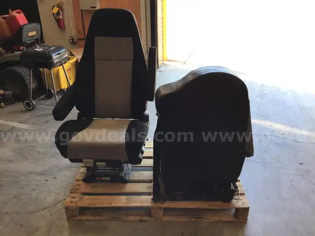 2 seats from a semi truck