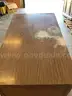1 wooden office desk with legs