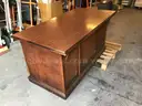 1 wooden office desk