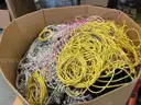 1 box of left over scrap wire
