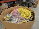 1 box of left over scrap wire