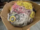 1 box of left over scrap wire