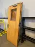 4 wooden doors &#x26; 1 door frame