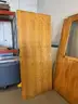 4 wooden doors &#x26; 1 door frame