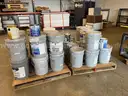 2 pallets of leftover paint