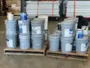 2 pallets of leftover paint