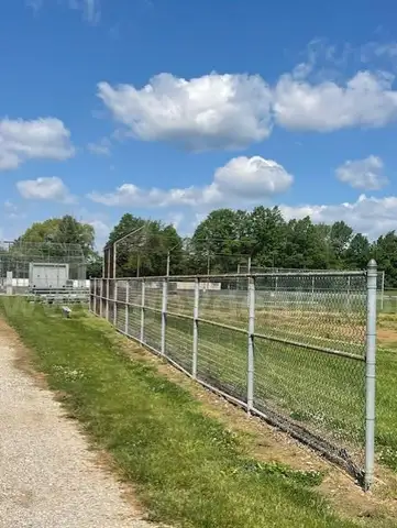 Baseball Backstop, fencing, benches, bleachers, bases