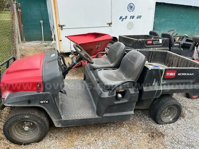 (2) Toro GTX Workman Utility Carts
