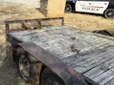 Flat Bed Trailer, Broken Tongue