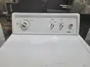 washer and dryer white