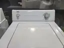 washer and dryer white