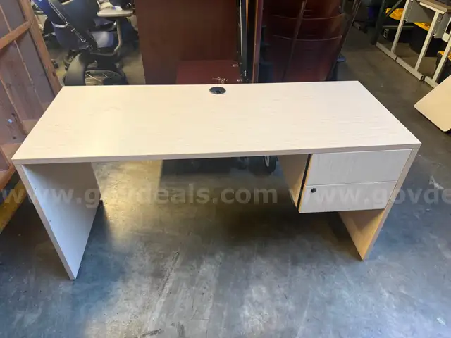 light color desk