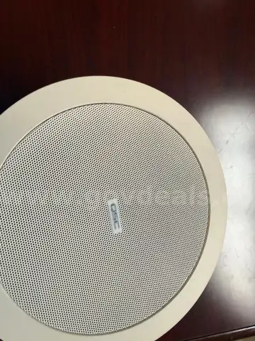 QSC speakers with mud rings
