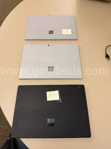 Microsoft Surface Pro 6 256GB i5 8GB M1796 Tablet (LOT OF 3)