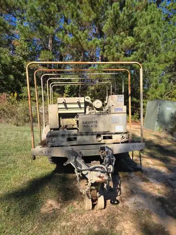 Military Trailer with 2 Libby Brand Diesel 10kw Generators