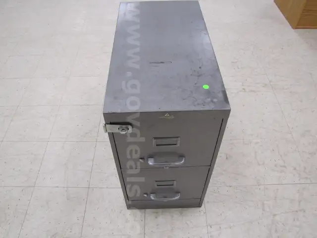 Two drawer filing cabinet