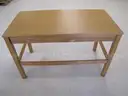 Open leg desk