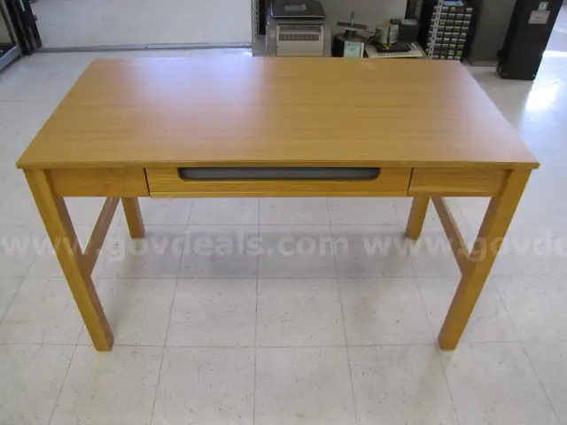 Open leg desk