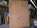 Large wooden storage cabinet