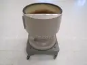 Dismantled centrifuge