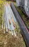 Assorted pile of pipes