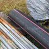 Assorted pile of pipes