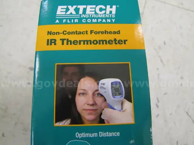 No contact forehead IR thermometer