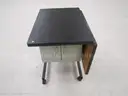 Extendable Desk with Storage Cabinet on Wheels