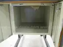 Extendable Desk with Storage Cabinet on Wheels