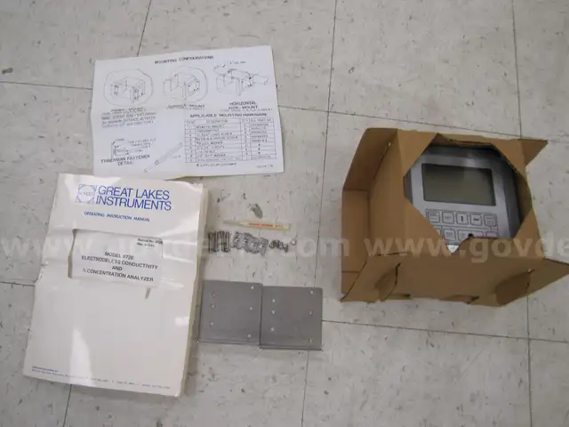 Great Lakes Instruments 672E Electrodeless Conductivity & Percentage Concentration Analyzer