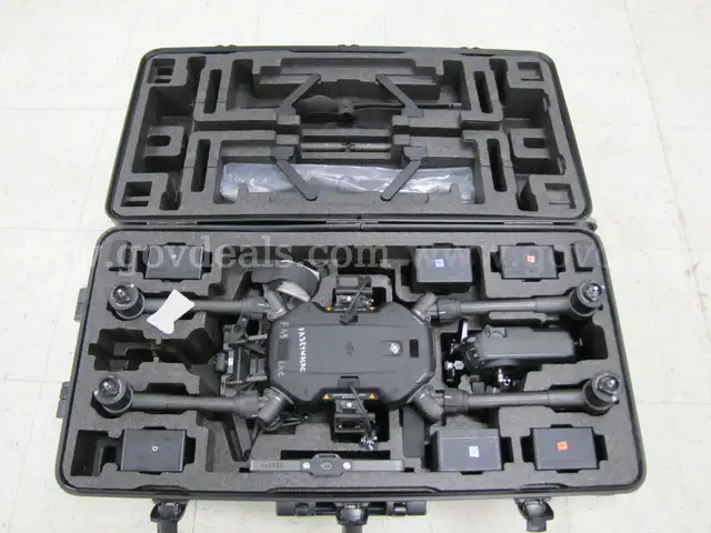 DJI Matrice 210 v2 RTK drone with additional accessories