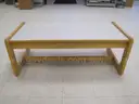 Wooden bench
