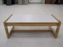 Wooden bench