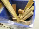 Collection of wood scraps, dunnage and more
