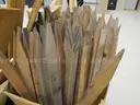 Collection of wood scraps, dunnage and more