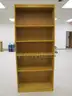 Wooden shelving unit