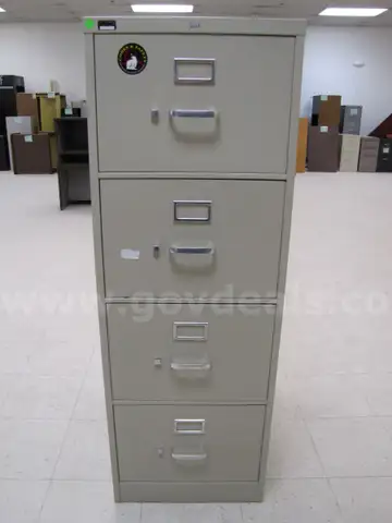 Four drawer legal sized filing cabinet