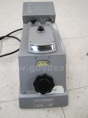Damaged photoelectric colorimeter