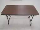 Damaged collapsible table