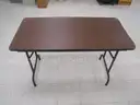 Damaged collapsible table