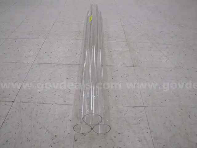 Bundle of three glass tubes