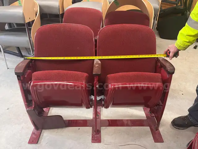 Auditorium Chairs 2 pairs, 1 single