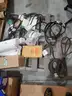 A Pallet of Heavy Equipment Filters and Belts