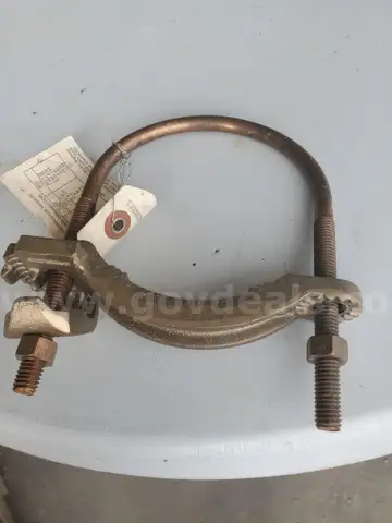A Pallet of Electrical Grounding Clamps