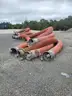 A Lot of Large Industrial Hoses