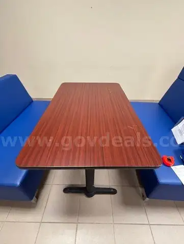 Table with cherry finish