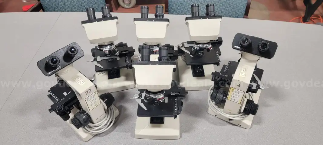 Nikon SE Compound Microscope-Lot of 6