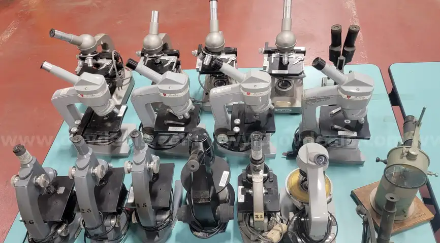 Lot of 17 Microscopes